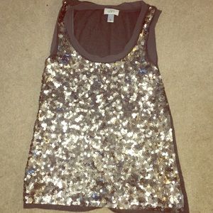 Loft sequin top